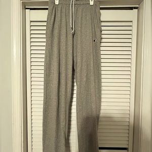 Light Grey - Champion Powerblend® Fleece Open Bottom Pant SIZE - S